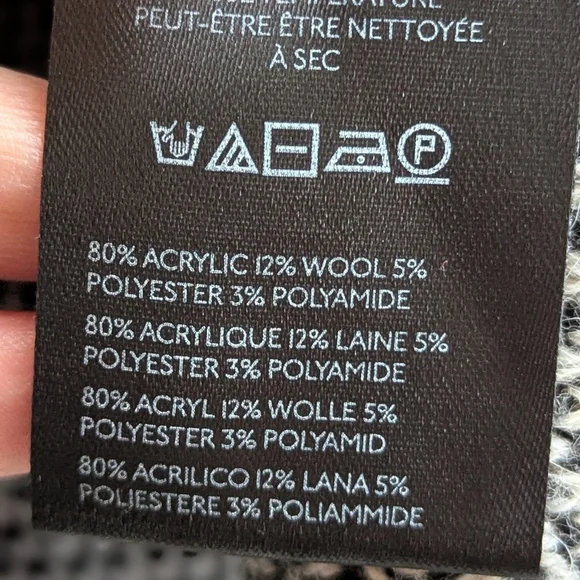 Anthropologie Floral Pop Embroidered Wool Blend Crewneck Sweater Sz S - Picture 10 of 13